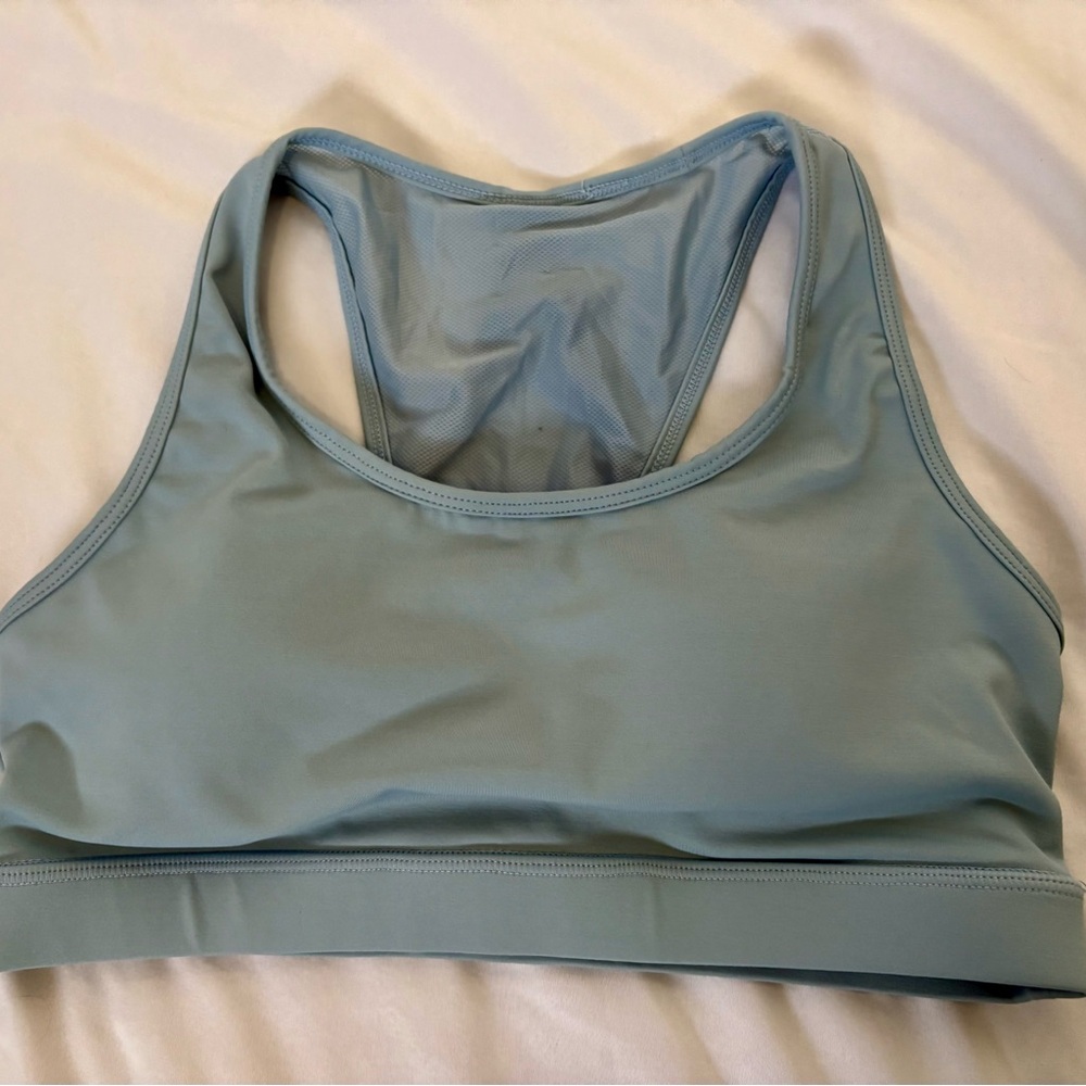 Senita Athletics Steel Blue Crosspaths Sports Bra